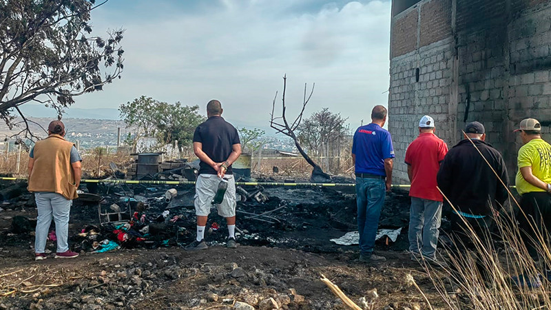 Confirma FGE: seis menores y un adulto sin vida en incendio de Morelia, Michoacán 