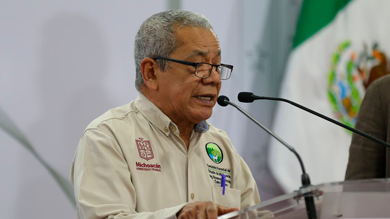 Morelia primer lugar en incendios forestales y último lugar en inversión para el combate: Rosendo Caro Gómez 