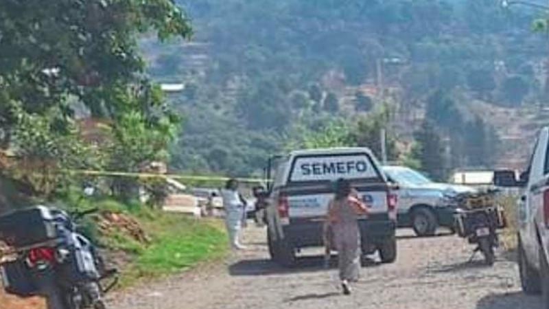 En Caltzontzin, Michoacán, hallan cuerpo sin vida 