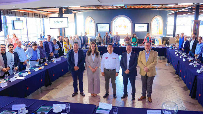 Torres Piña impulsa alianza con empresarios para reactivar economía en Morelia