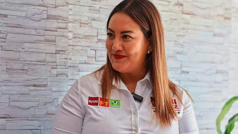 Al gobierno de Zacapu  no llego sola, ¡llegamos todas!: Mónica Valdez 