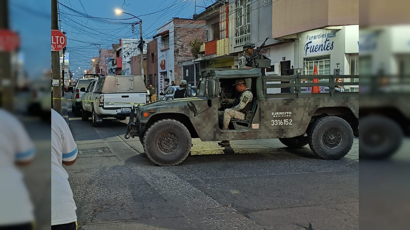 Matan a balazos a un hombre en el centro de Cortazar, Guanajuato