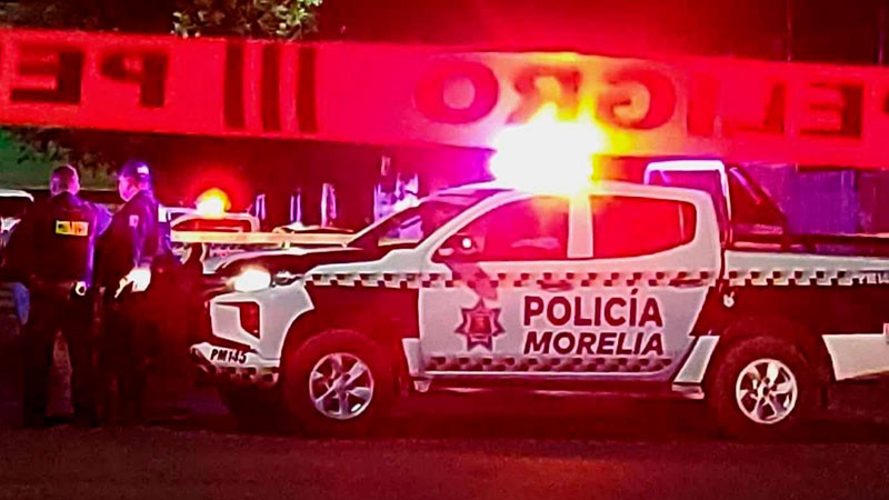 Joven resulta herido tras ataque armado en colonia de Villa de Pedregal, en Morelia 