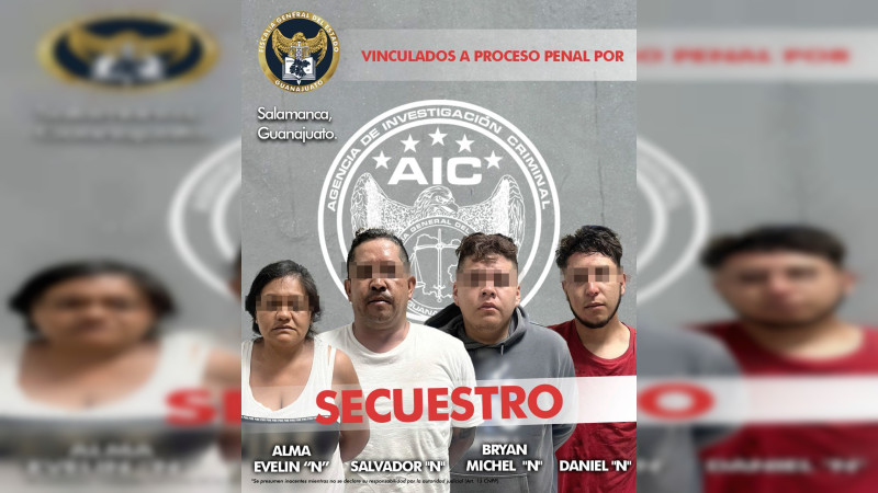 Fiscalía de Guanajuato libera a víctima de secuestro y captura a banda criminal en Salamanca 