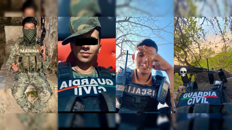 Sicario presume uniformes de Guardia Civil Michoacán, Fiscalía y Marina: Tiene cuenta en “X” e Instagram, pero nadie lo detiene  