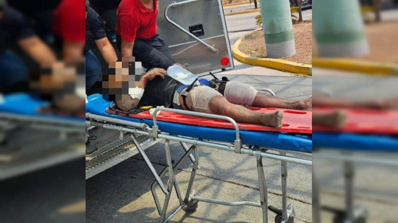 Michoacán: Recibe balazo agente de la GN en Apatzingán, durante emboscada; hay un agresor herido 