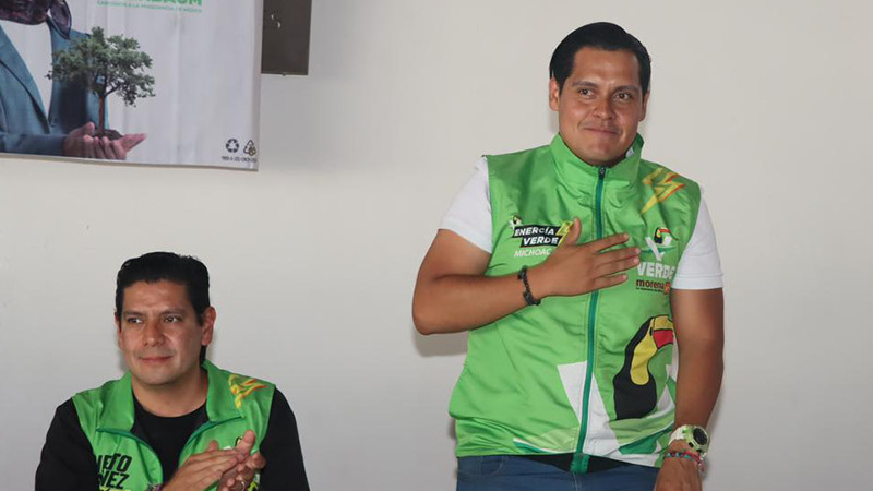 Michoacán se pintará de verde este 2 de junio: Christian Jaramillo 