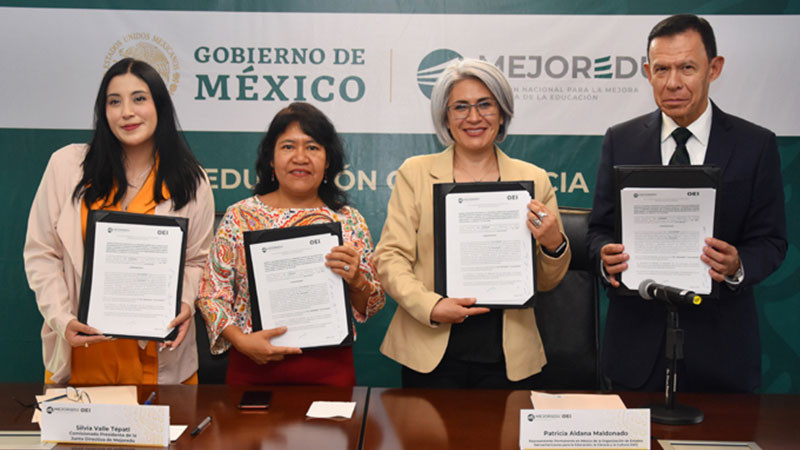MEJOREDU y OEI México establecen acuerdos de colaboración  