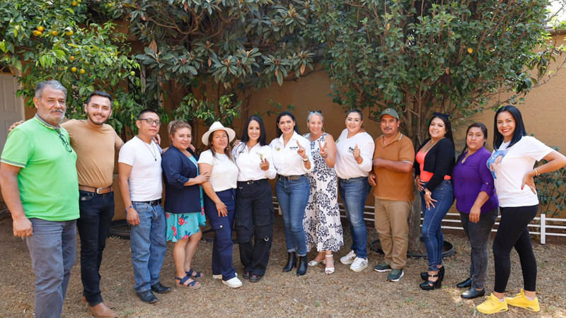 Jefes de tenencia de Morelia se suman al proyecto de Araceli Saucedo 