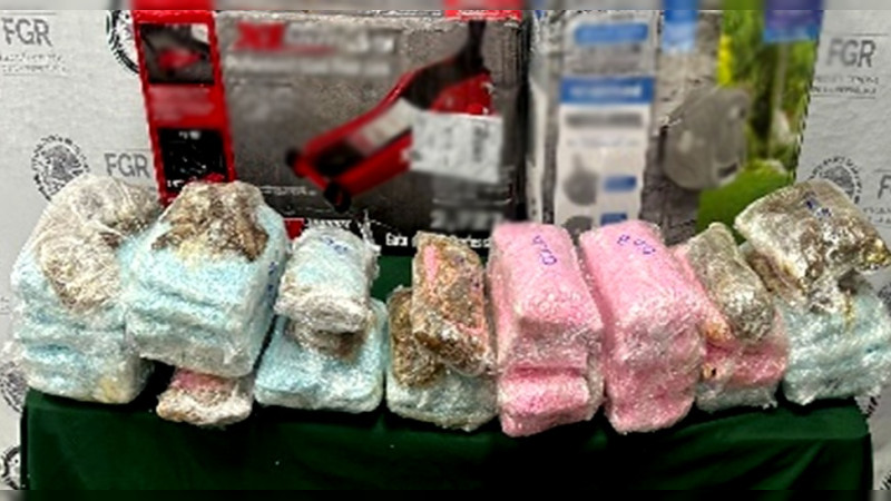 Aseguran 320 mil pastillas  de droga sintética en paquetería de Guadalajara