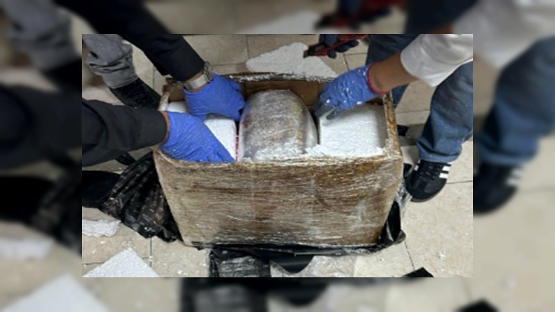 Aseguran 320 mil pastillas  de droga sintética en paquetería de Guadalajara