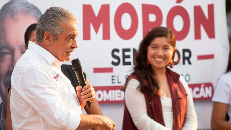 Traerá Morón justicia social y bienestar a los pueblos de Michoacán