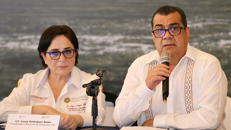 Alistan acciones ante lluvias y ciclones tropicales en Michoacán