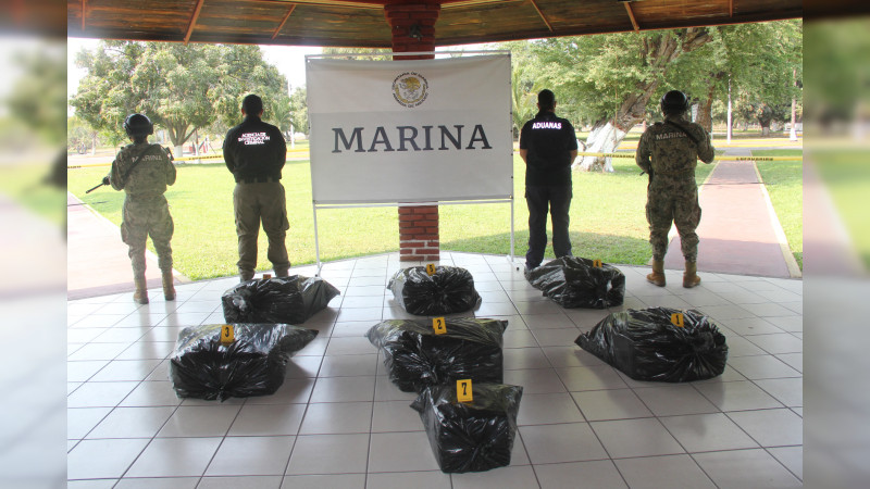 Aseguran 300 kilos de cocaína en contenedor en el puerto de Lázaro Cárdenas, Michoacán  