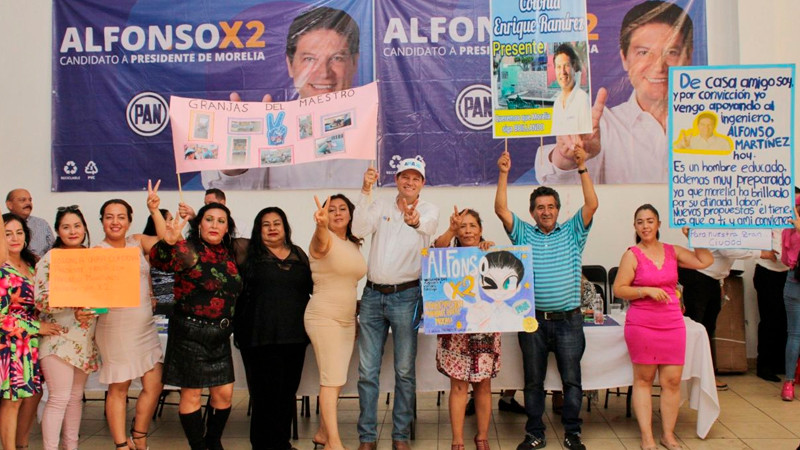 Cientos de mujeres multiplicarán el apoyo a Alfonso Martínez 