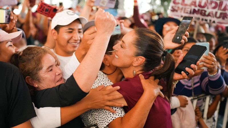 Claudia Sheinbaum asegura arrasará en la elección presidencial de México el 2 de junio  