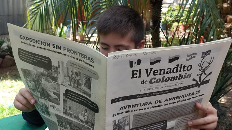  Periódico escolar El Venadito de Atapaneo trasciende fronteras