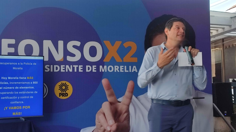 Buscará Alfonso Martínez llegar a mil 200 policías municipales al 2027 