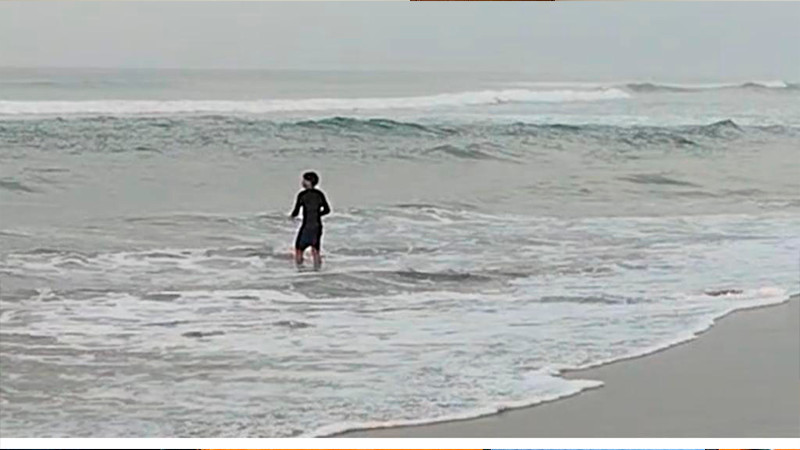 Rescatan y detienen a bañista que no acató recomendaciones en Playa Olas Altas de Mazatlán 