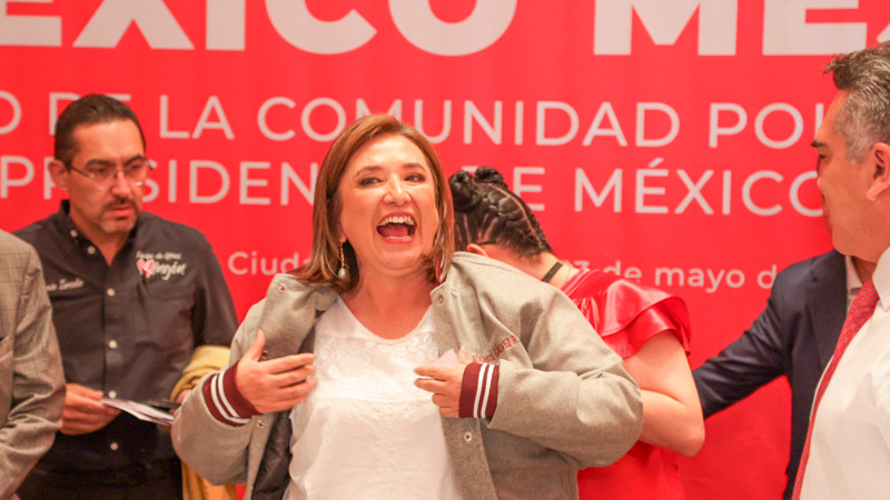 Morena no va aceptar la derrota electoral, advierte Xóchitl Gálvez 