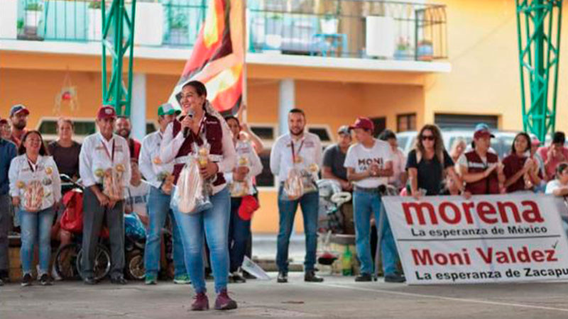 Mónica Valdez cerró campaña en Cantabria 