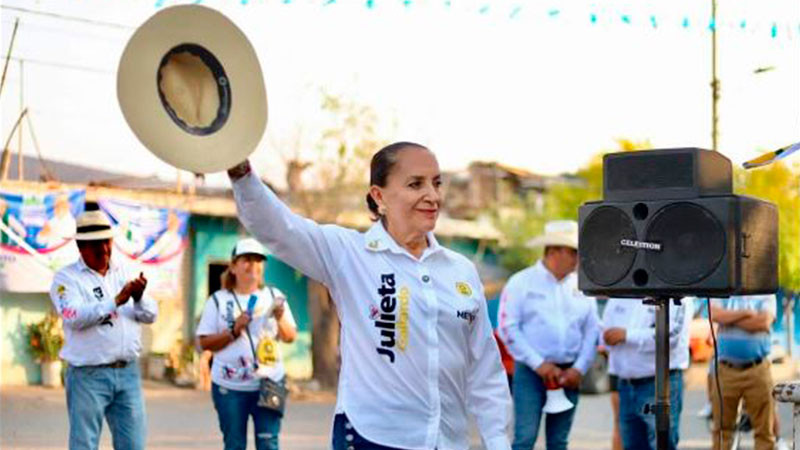 Julieta Gallardo asegura que tendrá el triunfo el 2 de junio  