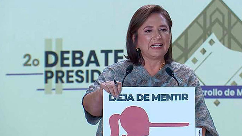 INE ordena eliminar frase de acusación de Xóchitl Gálvez contra Sheinbaum 