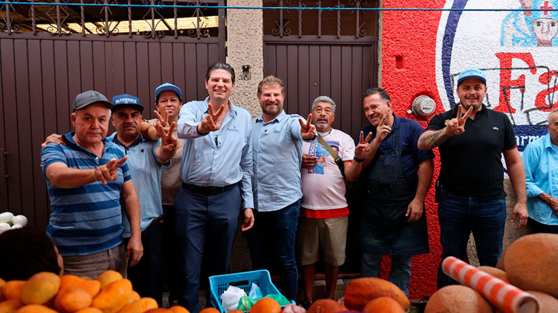 Alfonso Martínez busca afianzar simpatía de la sociedad moreliana  