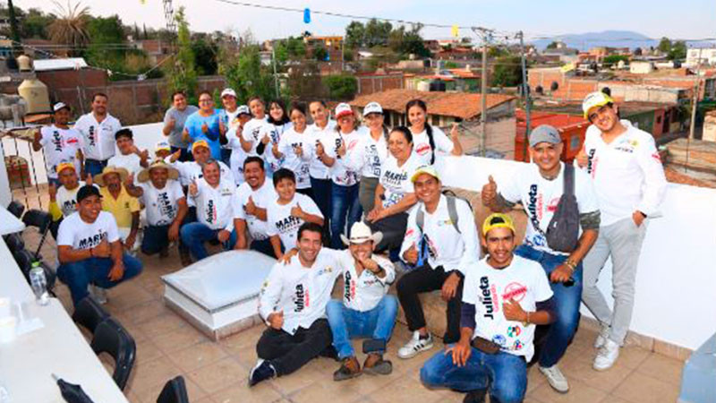 Vamos a recuperar espacios públicos y crear áreas deportivas y culturales: Julieta Gallardo 