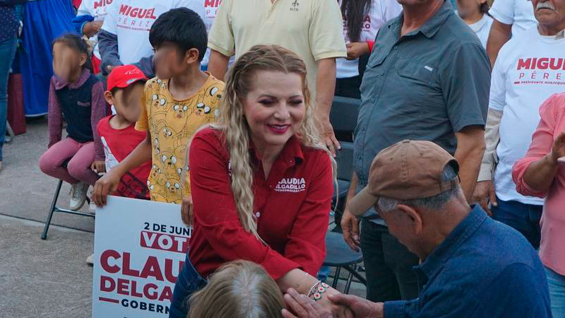Claudia Delgadillo presenta su plan de gobierno en Mesquitic, Jalisco 