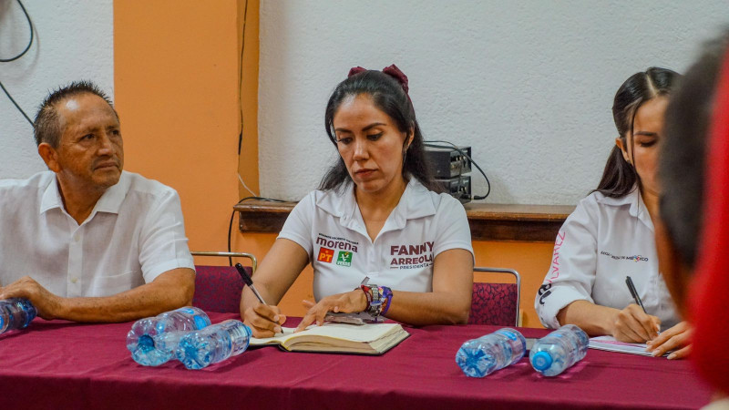 Apatzingán debe cerrar filas con los ciudadanos: Fanny Arreola 