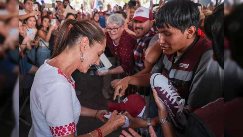 Claudia Sheinbaum convoca a usar el poder del voto para construir el bienestar de las y los mexicanos