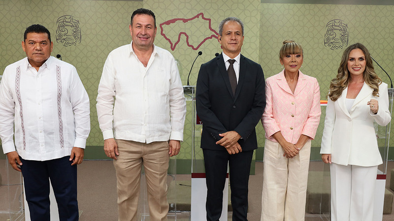 Se lanzan contra Javier May en debate a la gubernatura de Tabasco 