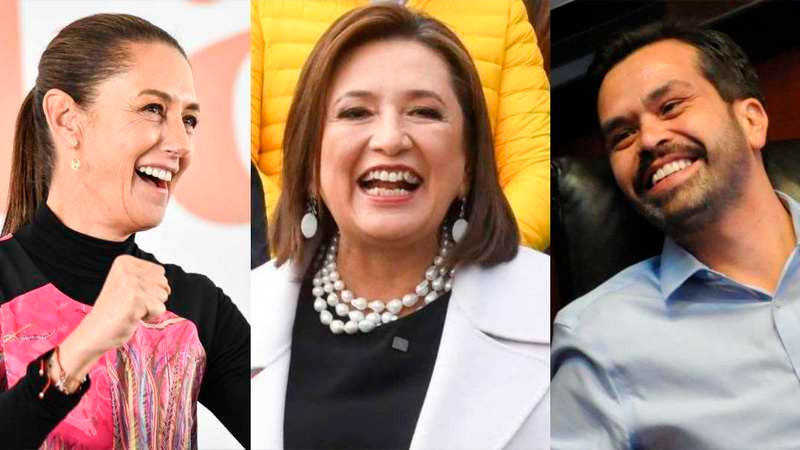 Claudia Sheinbaum, Xóchitl Gálvez y Álvarez Máynez presentan sus propuestas para docentes 