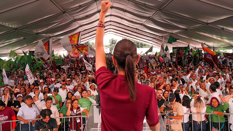 Claudia Sheinbaum va por la continuidad de la democracia, las libertades y el bienestar del pueblo 