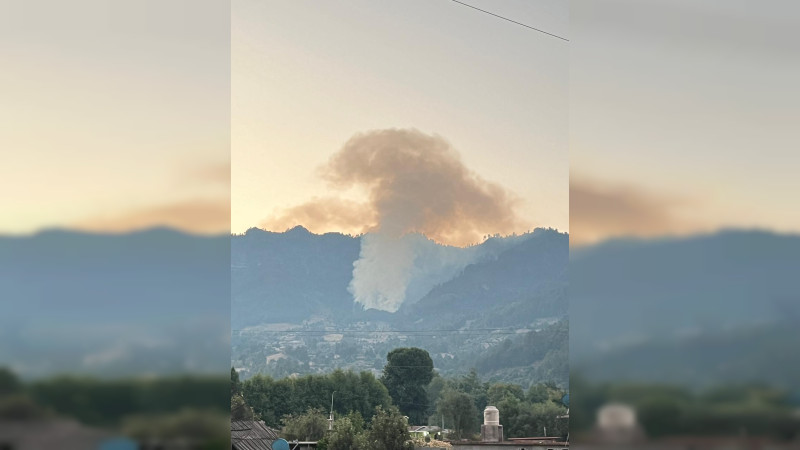 Controlados los incendios forestales en Pátzcuaro y Reserva de la Monarca