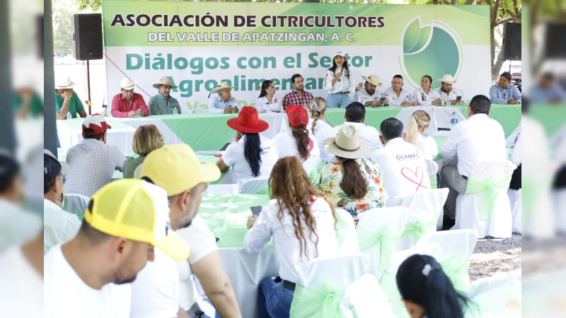 Nuestros productores lo saben ¡vamos con todo por el desarrollo del campo!: Araceli Saucedo