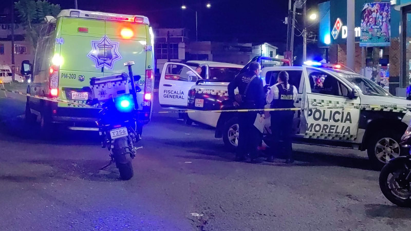 Frente a su esposo atacan a tiros a una mujer en Morelia, Michoacán, resultó herida 