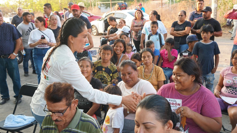 Fanny Arreola agradece suma de voluntades a su proyecto en Apatzingán