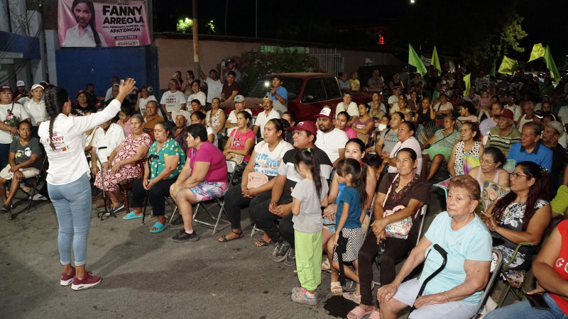 Fanny Arreola agradece suma de voluntades a su proyecto en Apatzingán