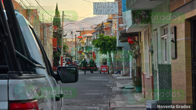 Atacan a tiros a dos personas en Zamora, Michoacán, uno perdió la vida el otro está herido