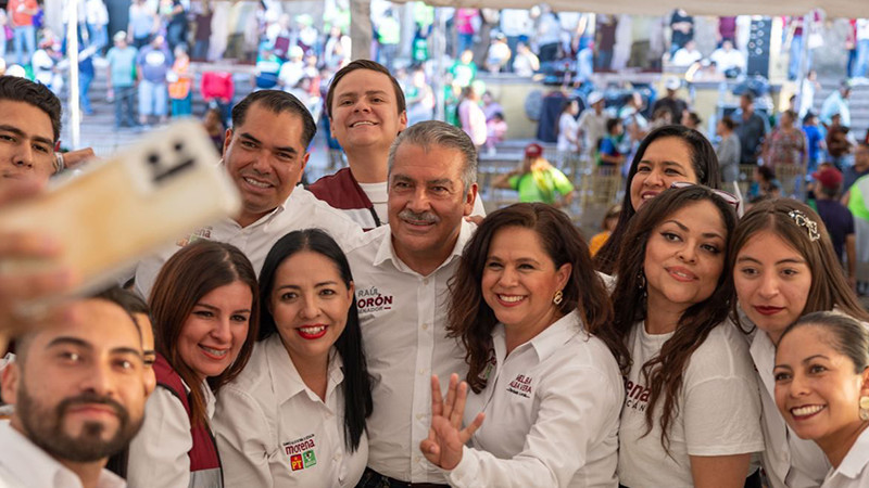 Por el Plan C, a votar 5 de 5 por Morena: Morón