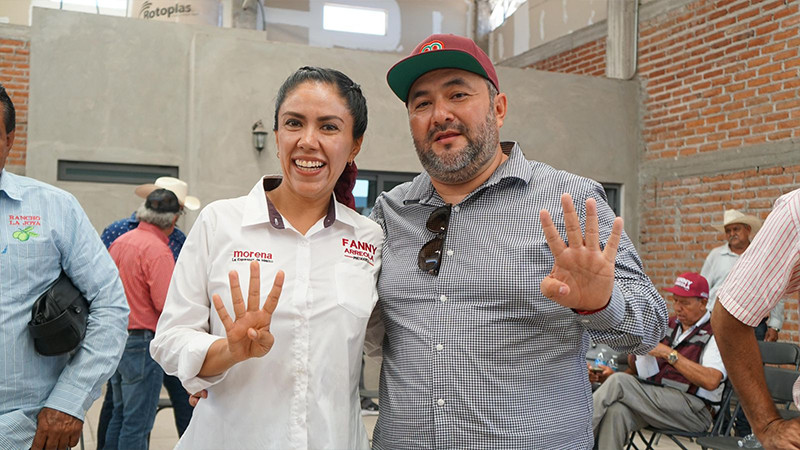 Fanny Arreola, refrenda compromiso con agricultores y ganaderos. 