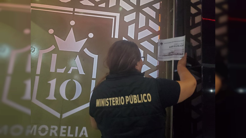 Operativos en bares de Morelia terminan en clausura de 3 establecimientos  