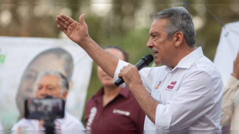Morena logrará victorias en todo el occidente michoacano, asegura Raúl Morón 