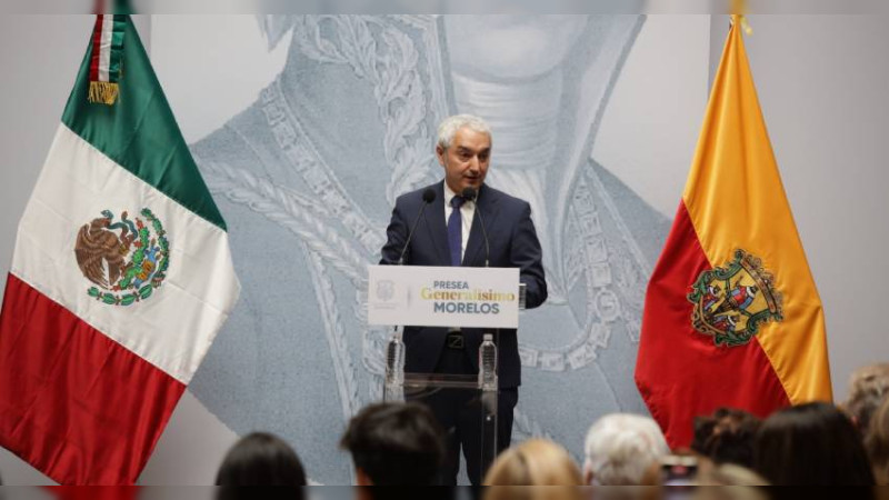 Reciben dos morelianos excepcionales Presea Generalísimo Morelos 