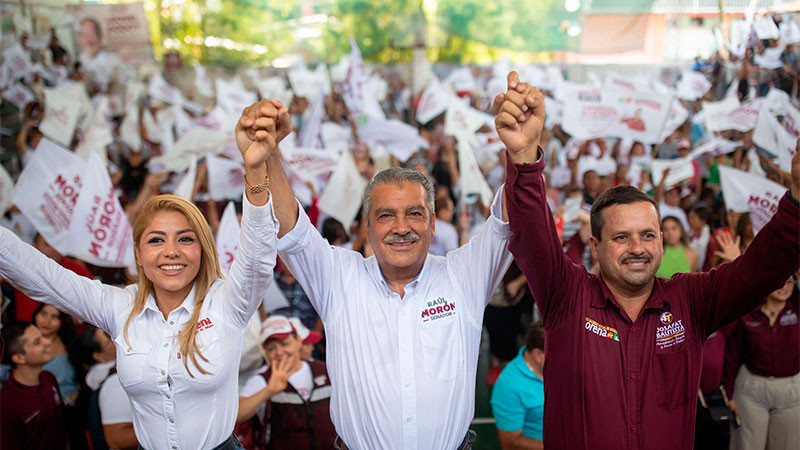 El 02 de junio nadie se queda en casa, todos a votar: Morón 
