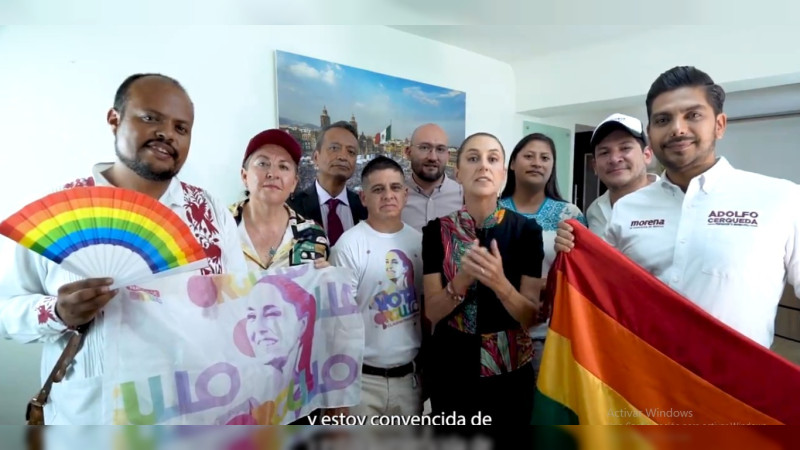 Sheinbaum advierte que faltan políticas públicas para evitar exclusión de comunidad LGBTIQ+ 