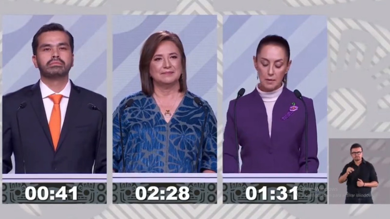 Tercer debate presidencial: Candidaturas presentan sus propuestas en temas de seguridad 