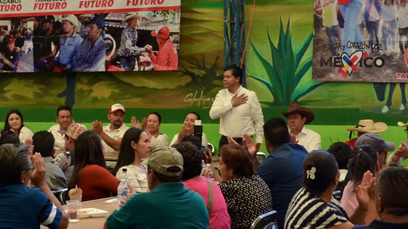 Toño Sosa promoverá tecnificación de riego para ahorro de agua en el campo michoacano 